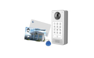 Build Access Control - Door Access Control - HDMI 180° camera : RFID reader